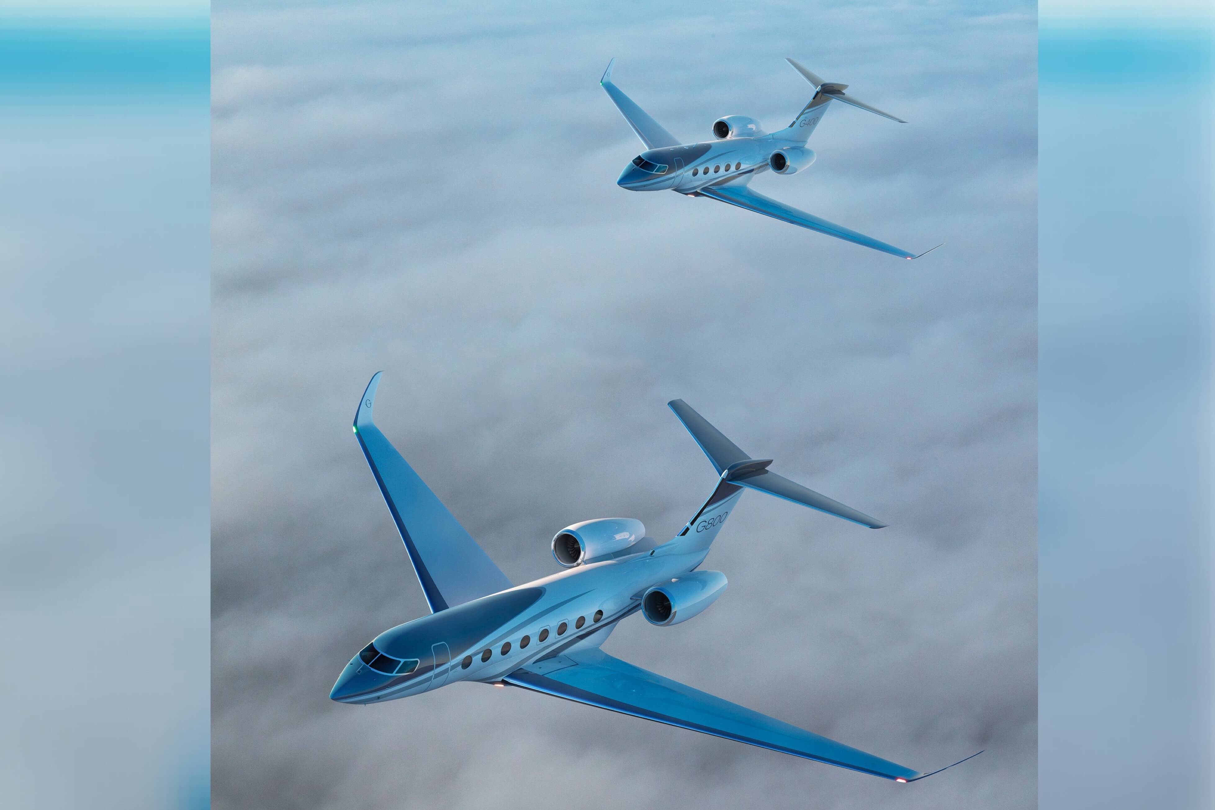 G800 and G400 business jets