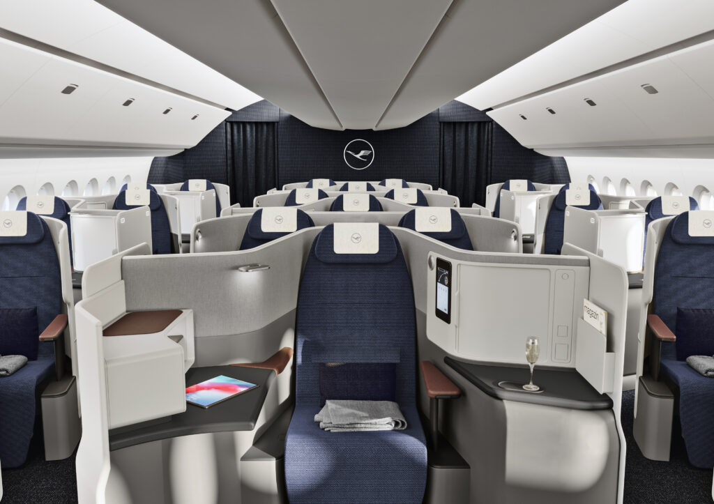 Lufthansa allegris redesigned cabin