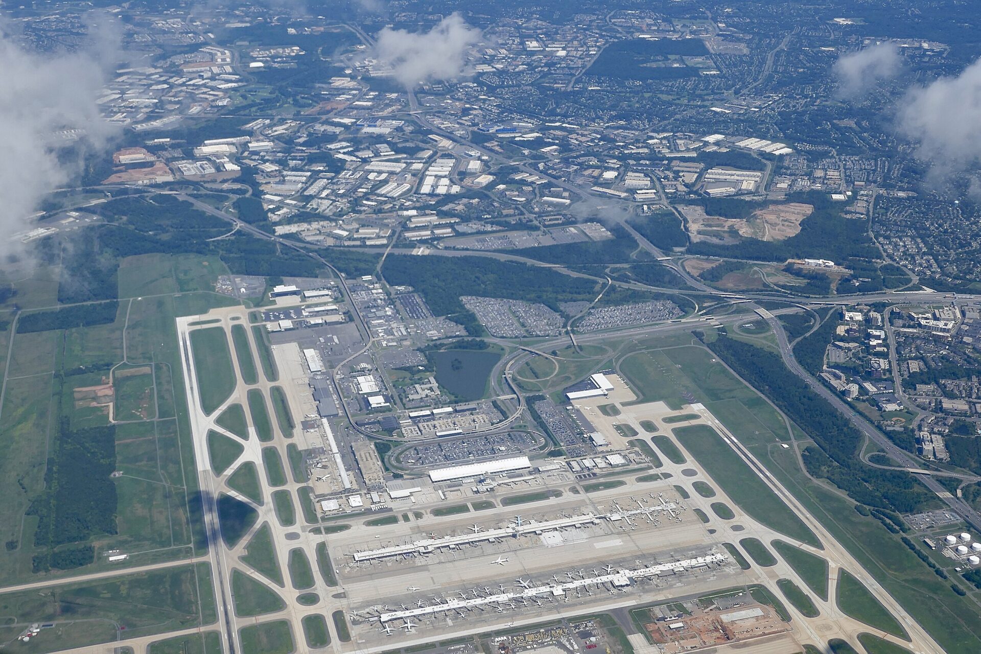 The World S Largest Airports By Size In 2025 Dulles Airport IAD Aerial 2024 08 22 
