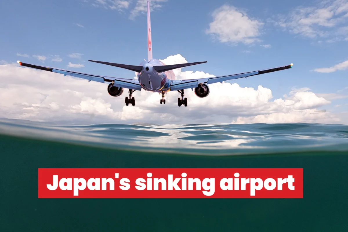 Japan Kansai airport is sinking Japan Kansai airport is sinking