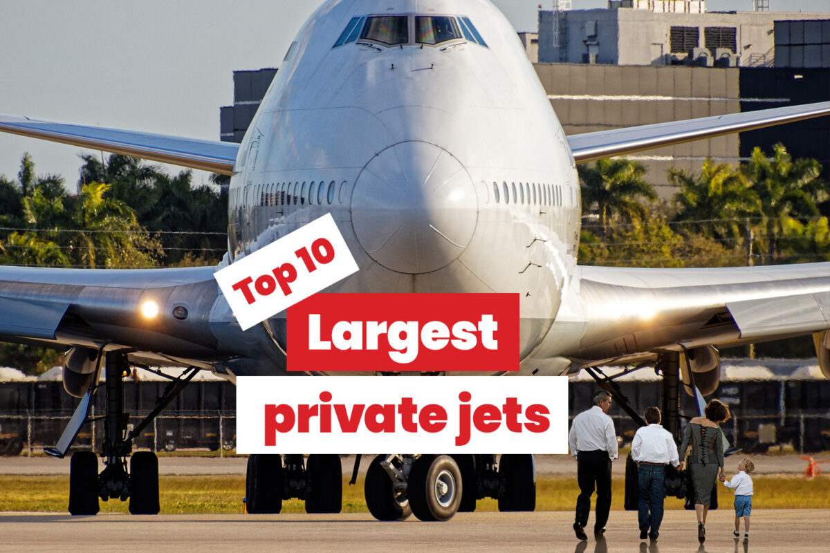 The Top 10 largest private jets in the world in 2024 The Top 10 largest private jets in the world in 2024