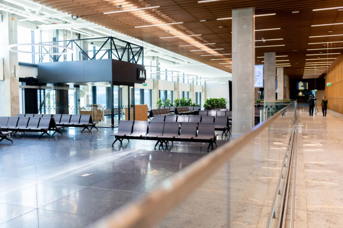 The new departure terminal The new departure terminal