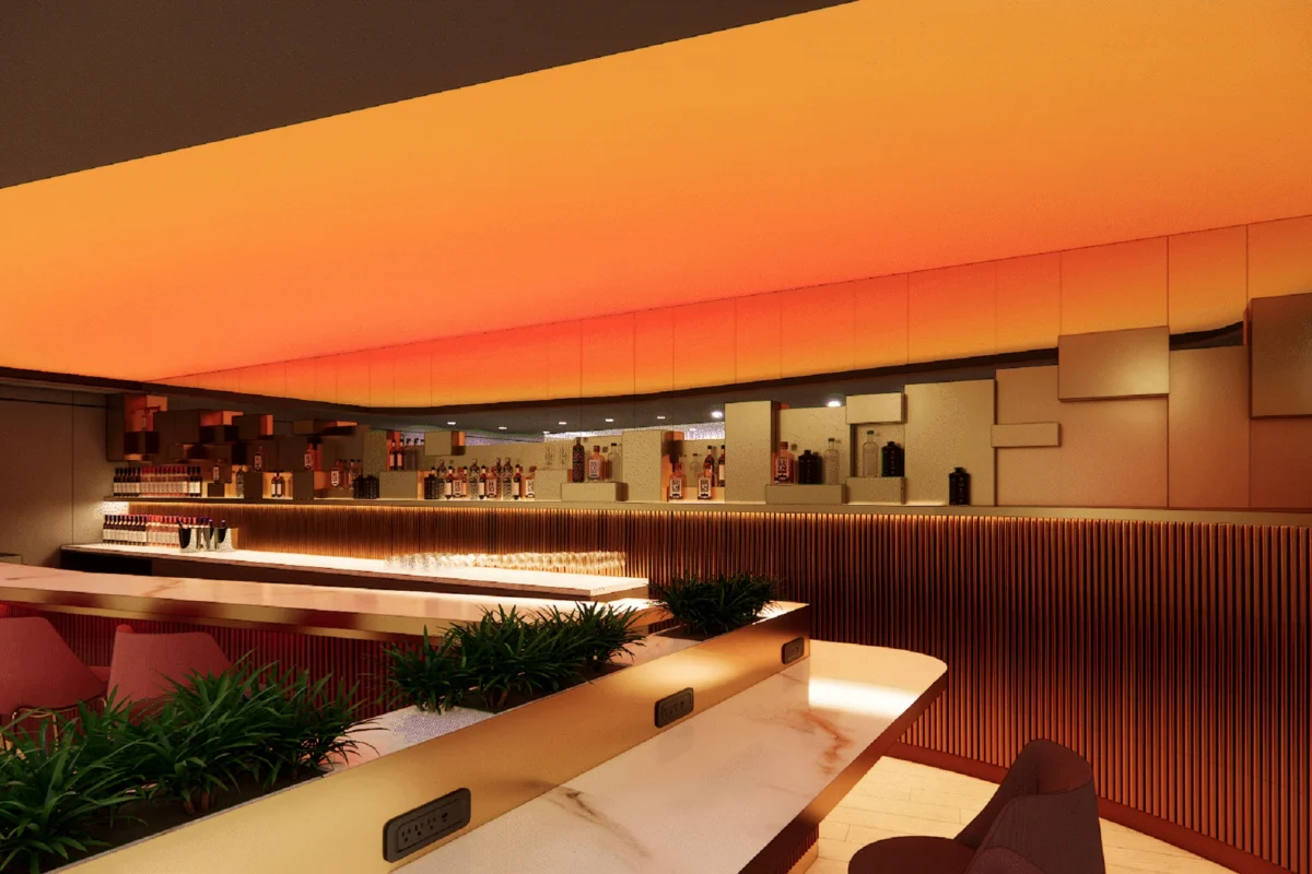 Virgin Atlantic LAX The Clubhouse Bar GIF Virgin Atlantic LAX Clubhouse Bar