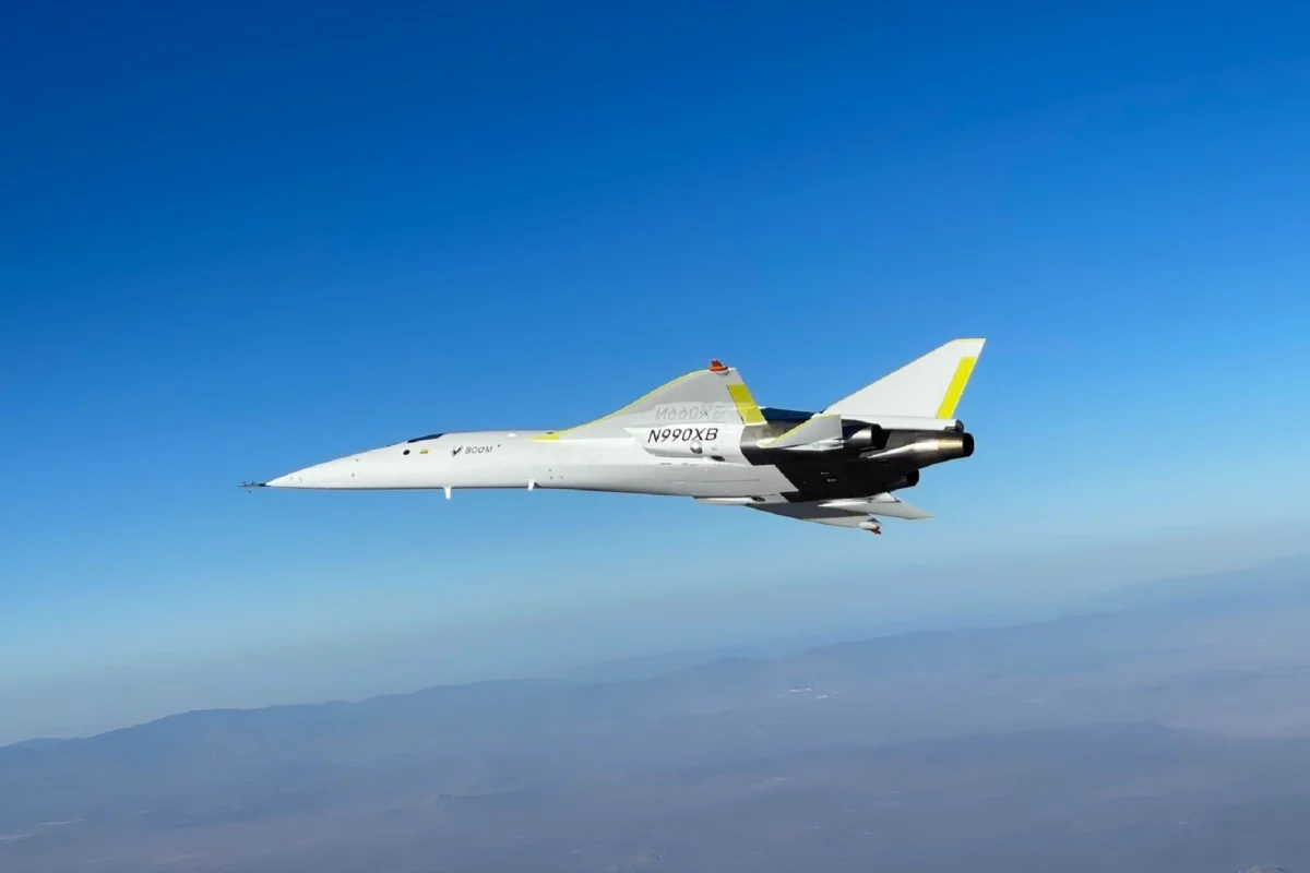 XB 1 4th flight Boom Supersonic XB 1 4th flight Boom Supersonic