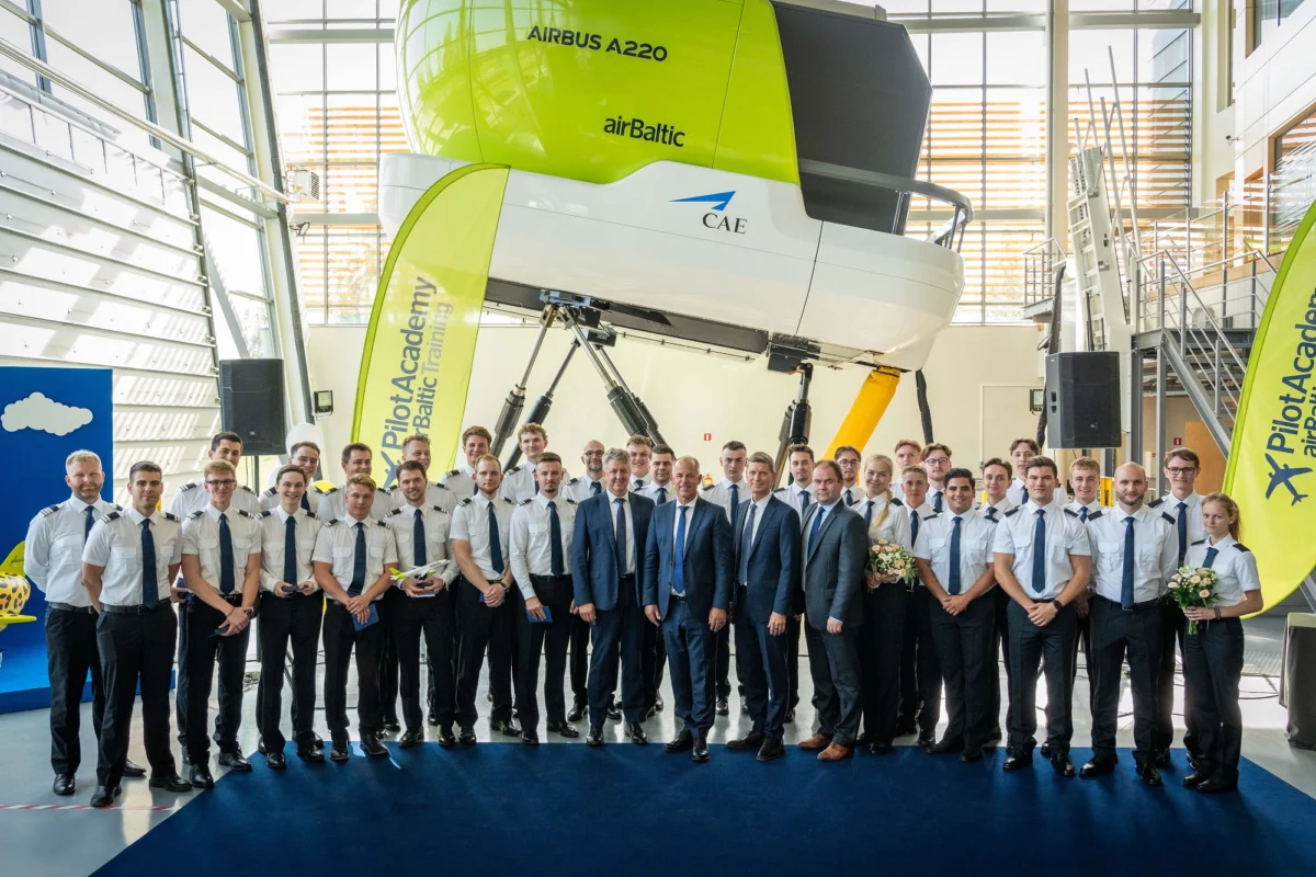 airBaltic pilot graduates airBaltic pilot graduates