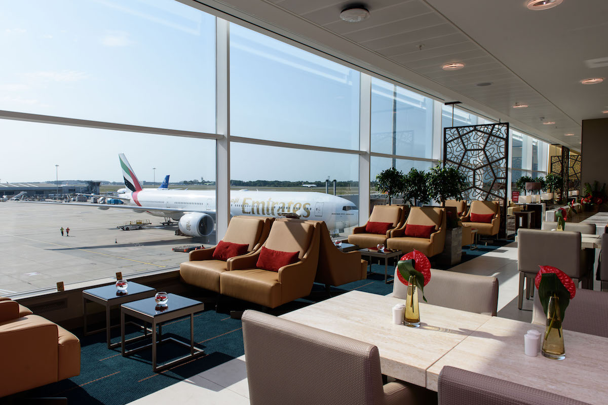 emiratesstanstedopening18924 008 Emirates Stansted lounge