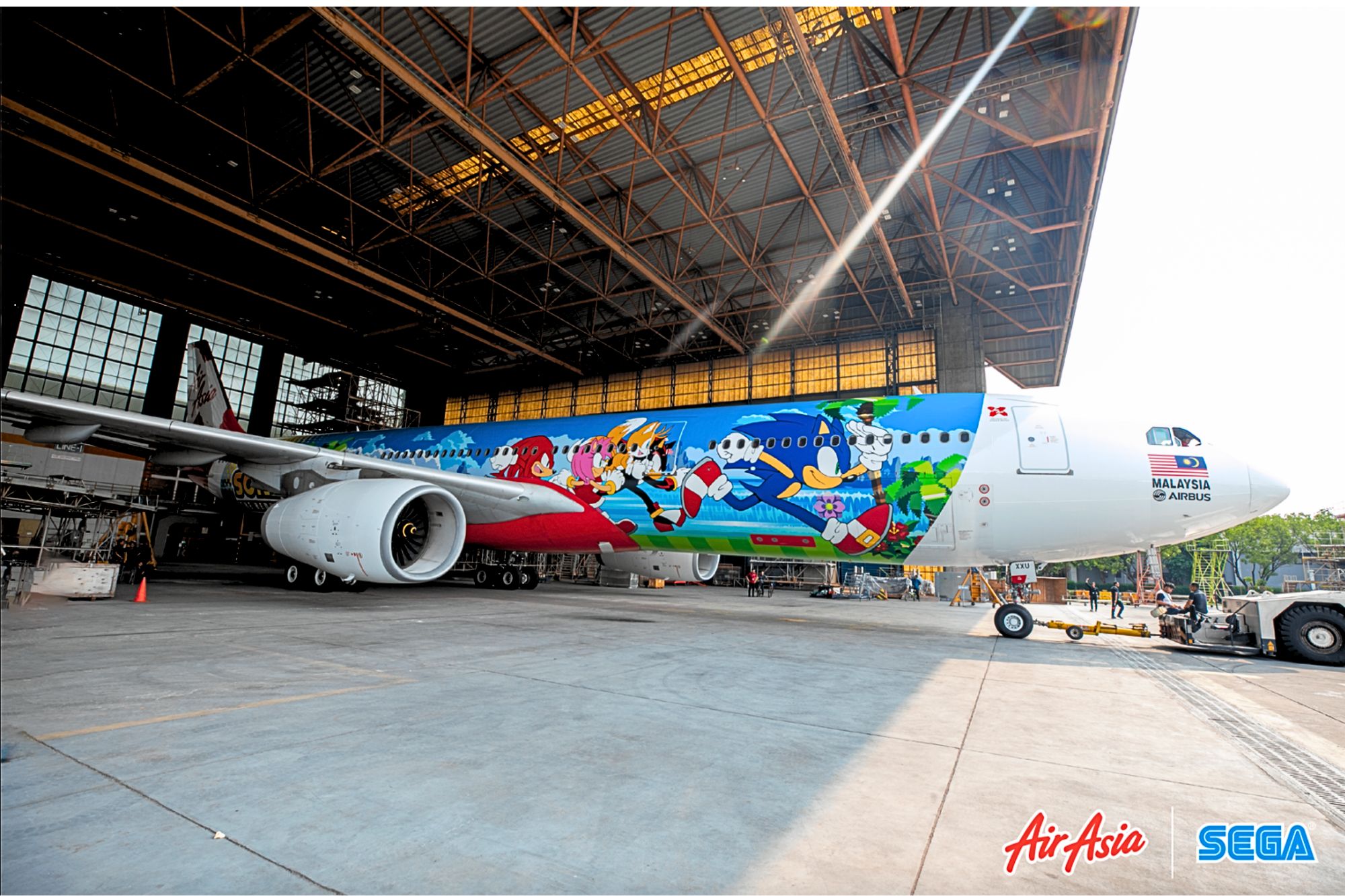 Look: AirAsia Sonic the Hedgehog livery, SEGA-themed flights