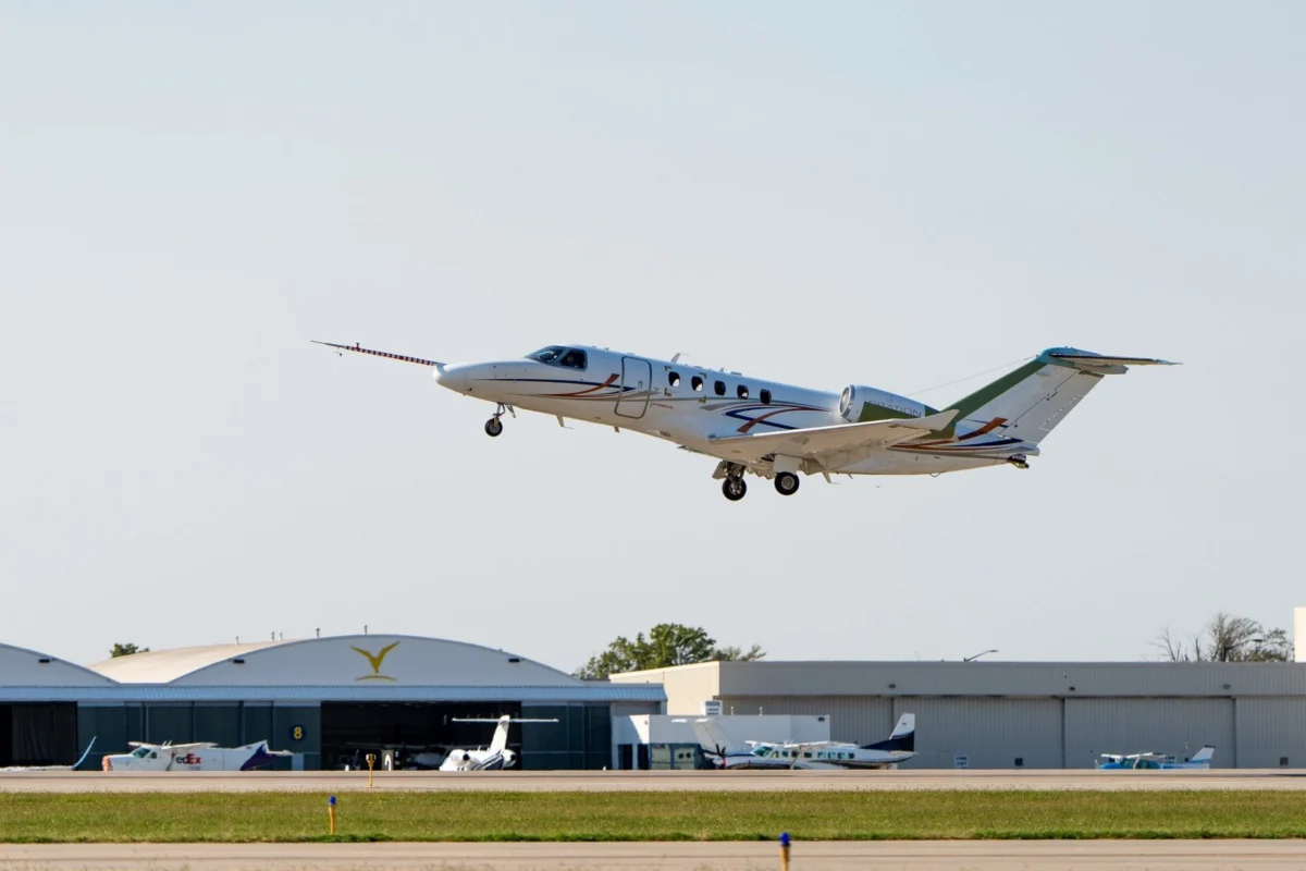 Cessna Citation CJ4 Gen3 first test flight Cessna Citation CJ4 Gen3 first test flight