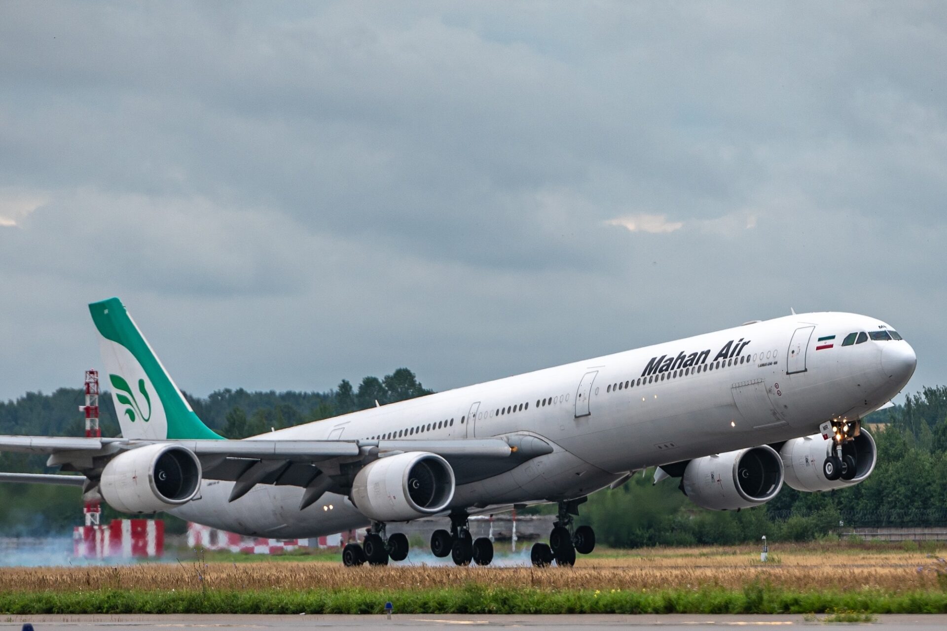 Yemen strikes capital’s airport runway to block Mahan Air flight from Iran