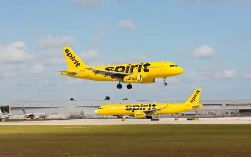 Fort,Lauderdale,-,Usa,,January,14,,2017:,A,Spirit,Airlines