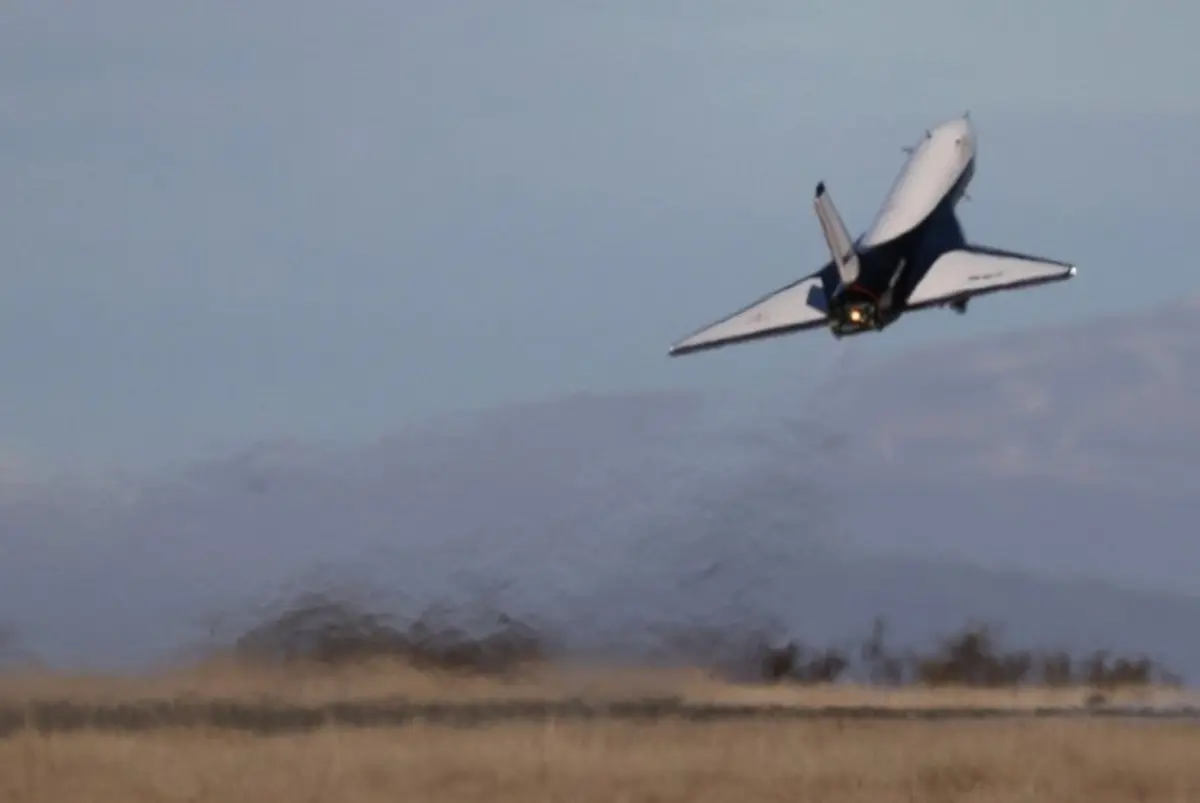 Dawn Aerospace Mk II Aurora Flight 53 Shortly After Takeoff Dawn Aerospace