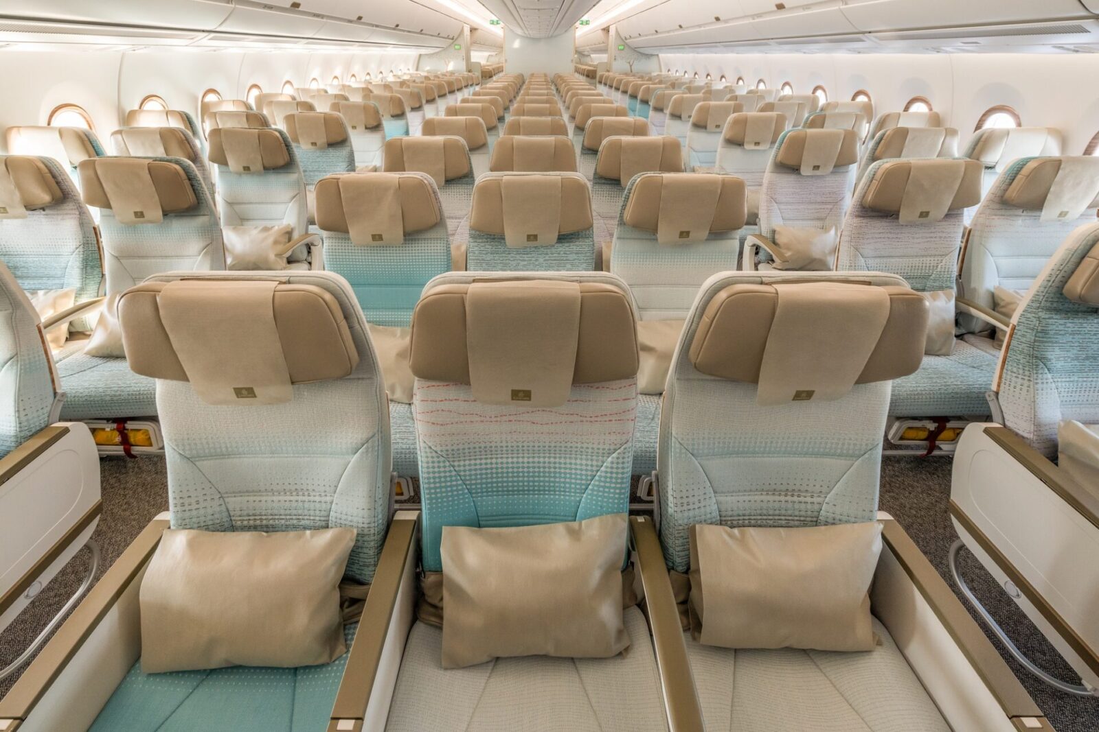 In Pictures Step Inside Emirates First Ever Airbus A350 