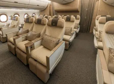 Emirates A350 premium economy