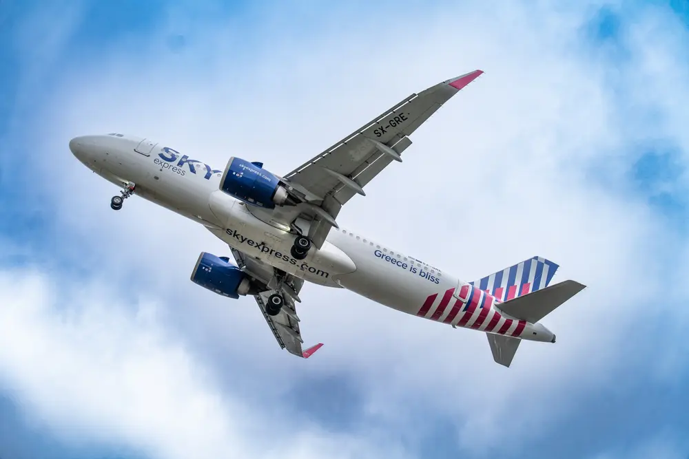 Sky Express Airbus A320 aircraft Sky Express Airbus A320 aircraft