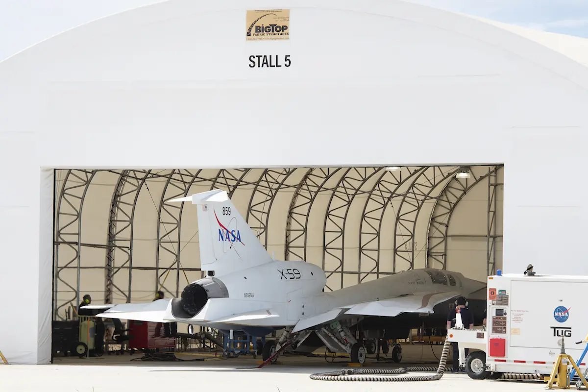 X 59 Performs First Engine Run X 59 NASACarla Thomas