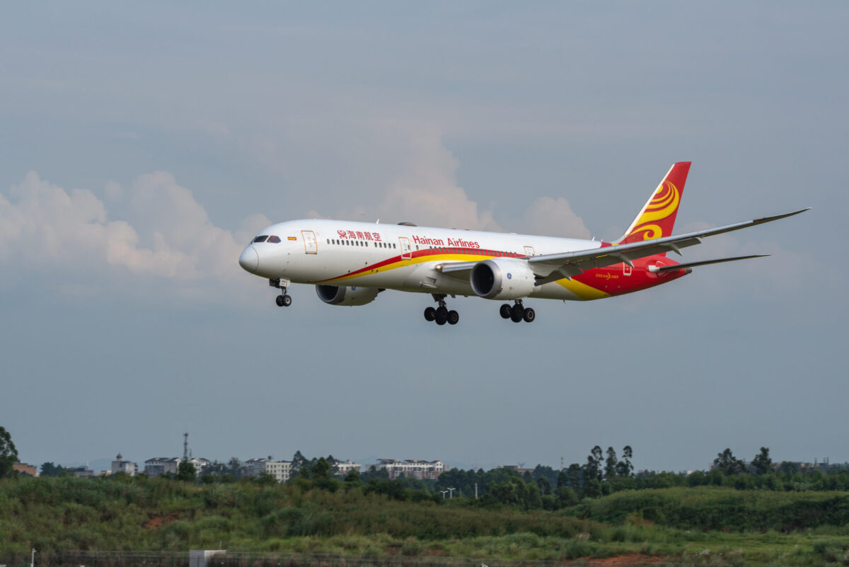 Hainan Airlines Boeing 787 9 Hainan Airlines Boeing 787-9