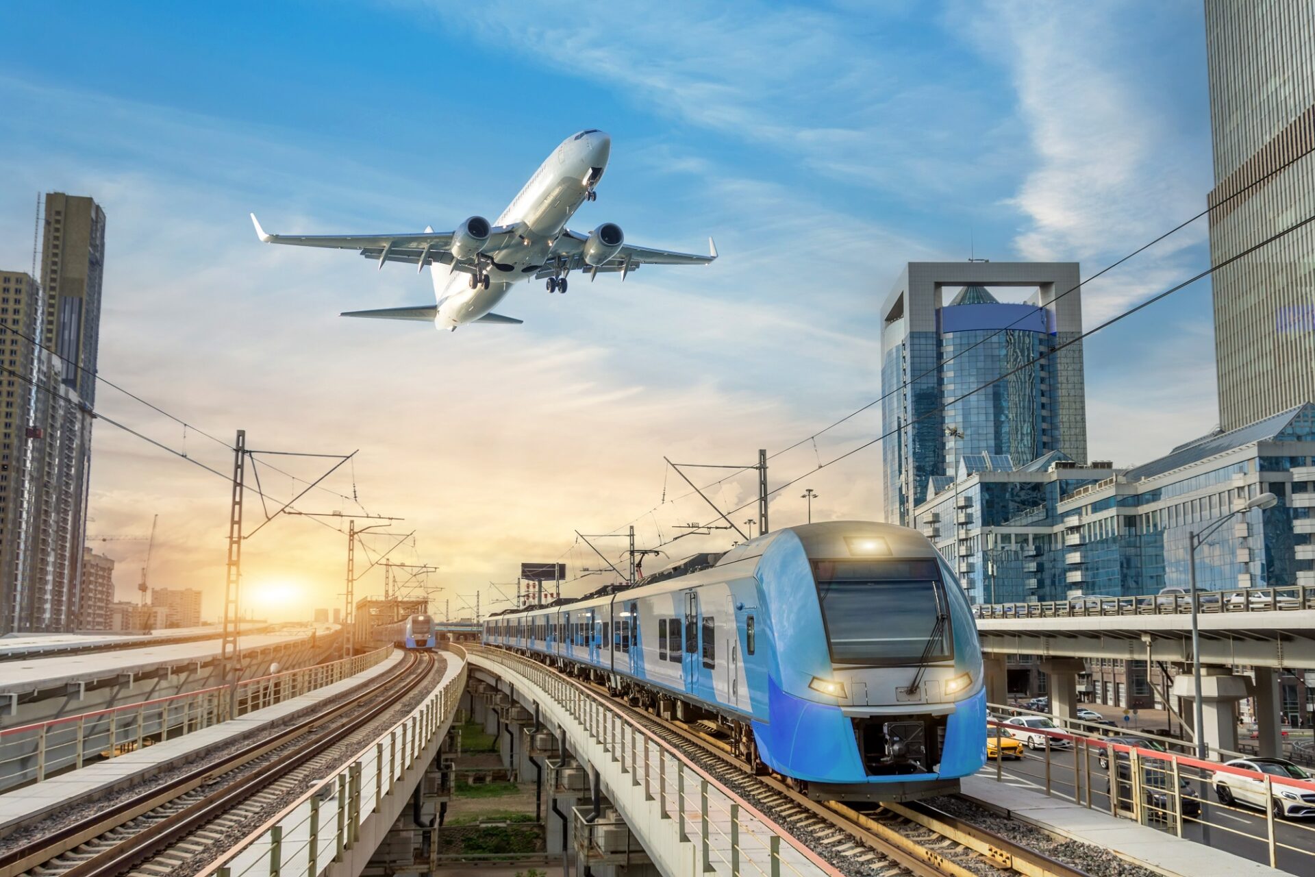 The physics of mobility: road, rail, and air travel