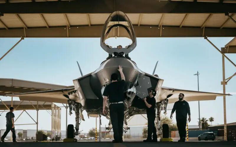 First Belgian F-35 fighter arrives at Luke Air Force Base