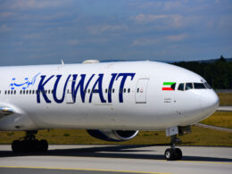Frankfurt,germany-july,21:,Kuwait,Airways,Boeing,777,Lands,At,Frankfurt,Airport