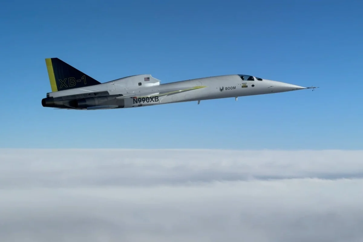 Boom Supersonic XB 1 reaches supersonic speed for the first time Boom Supersonic XB-1 reaches supersonic speed for the first time
