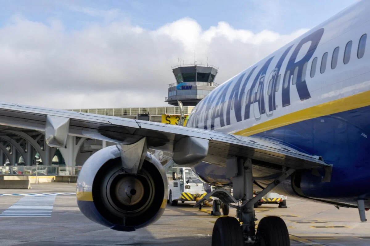 Ryanair aircraft Porto Airport Ryanair aircraft Porto Airport
