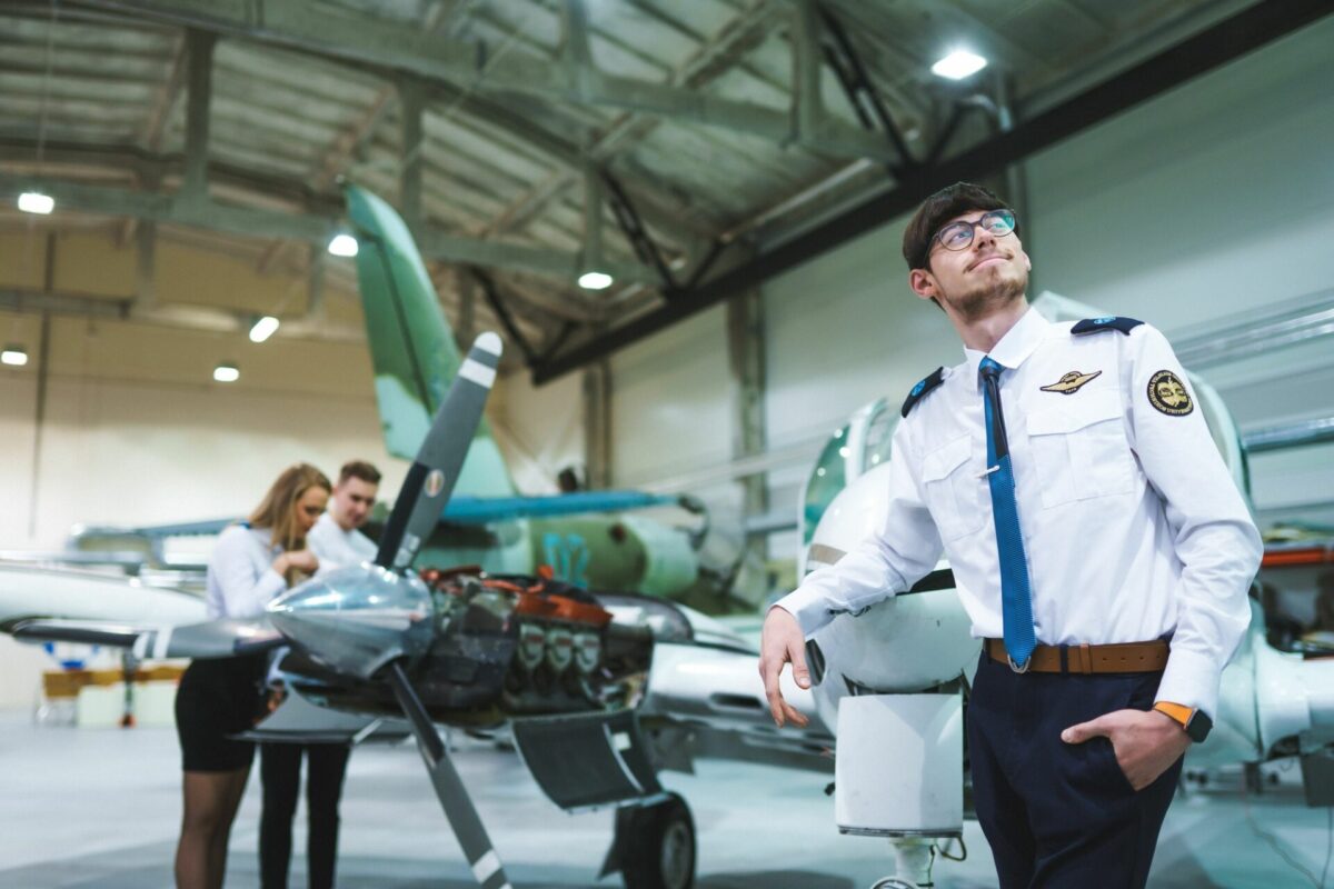 first electric aircraft in Lithuania