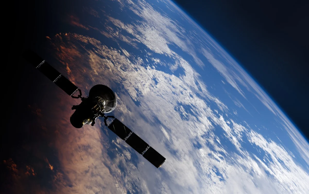 Satellite in space Satellite in space