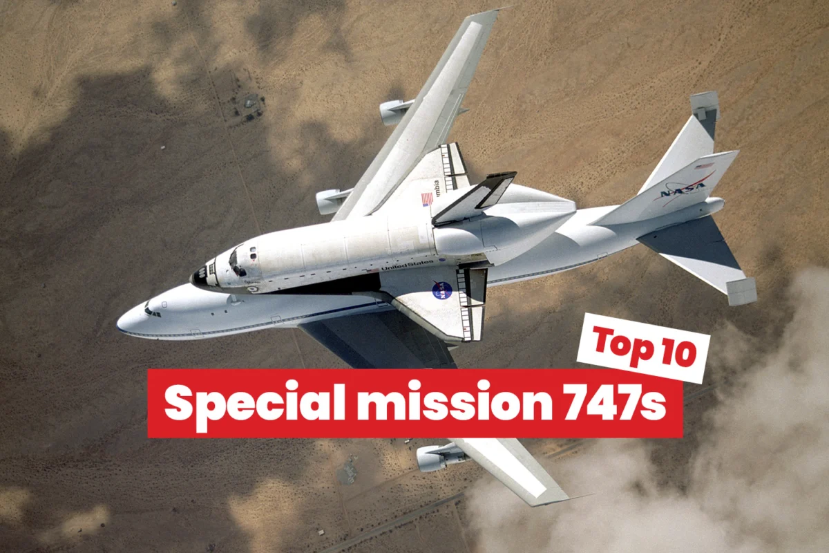 Top 10 special mission Boeing 747s Top 10 special mission Boeing 747s