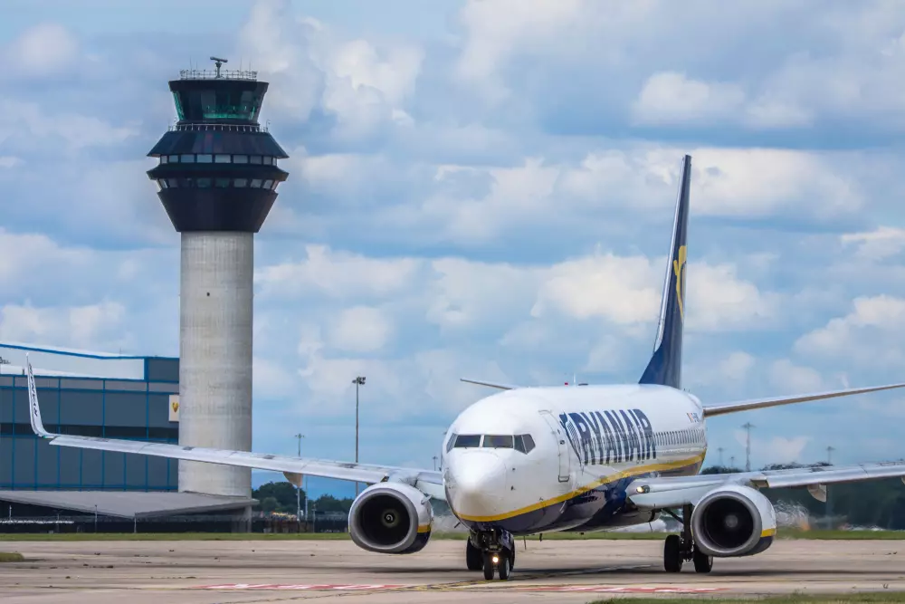 ManchesterEngland July2017RyanAirAircraft MAN