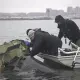 NTSB investigators on scene for CRJ700 and Black Hawk mid air collision on the Potomac River