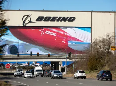 Boeing sign