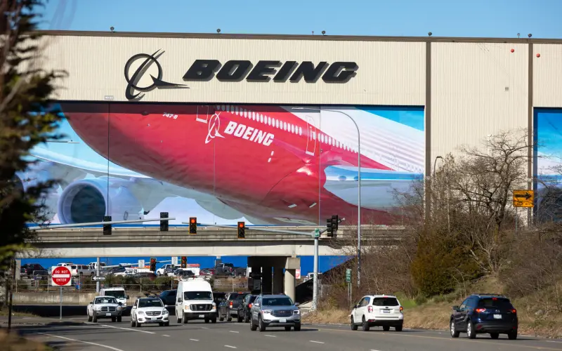 Boeing sign