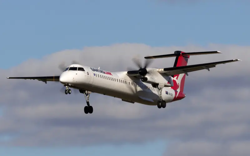 QantasLink Q400 turboprop aircraft