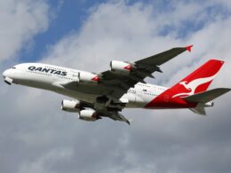 A Qantas Airways Airbus A380
