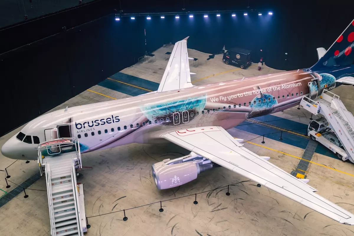 Brusselsairlines atomium reveal23 Brussels Airlines Atomium