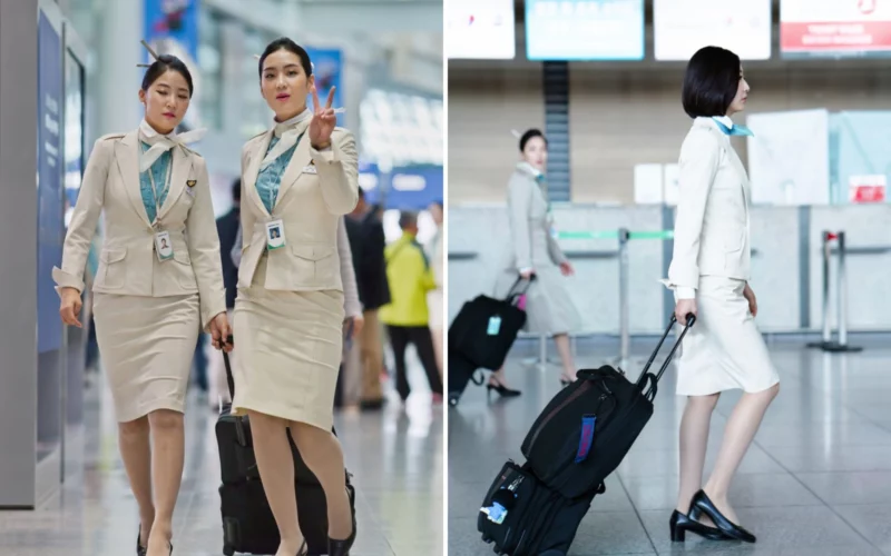 Korean Air flight attendants