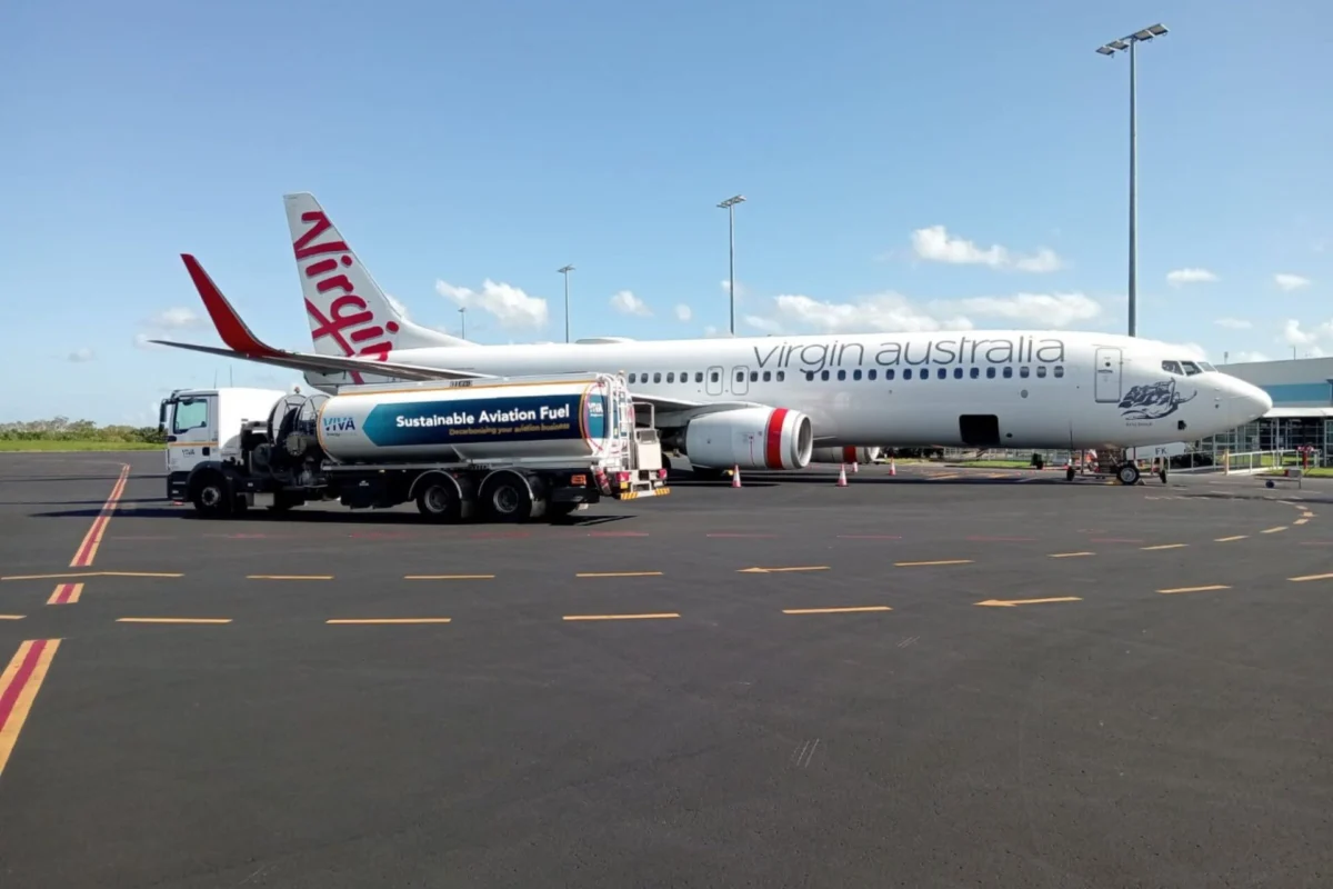 Virgin Australia trials SAF Virgin Australia trials SAF