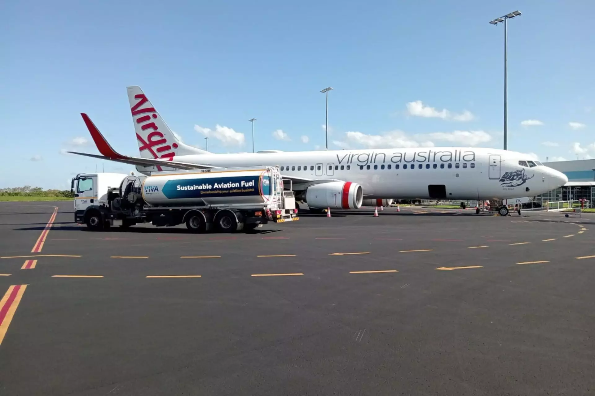 Virgin Australia trials SAF