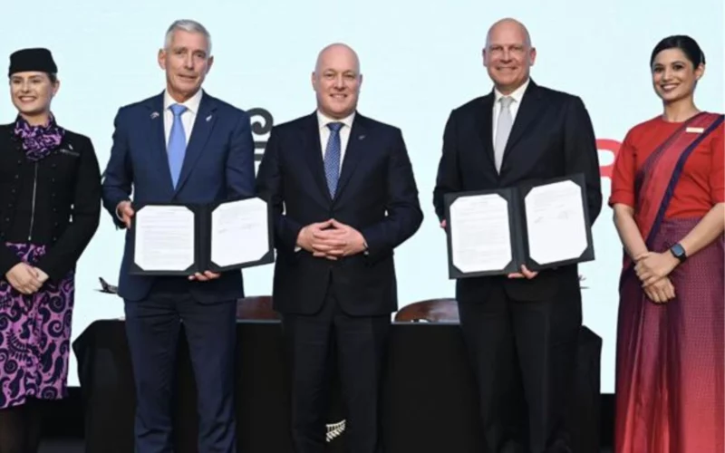 Air NZ and Air India codeshare agreement