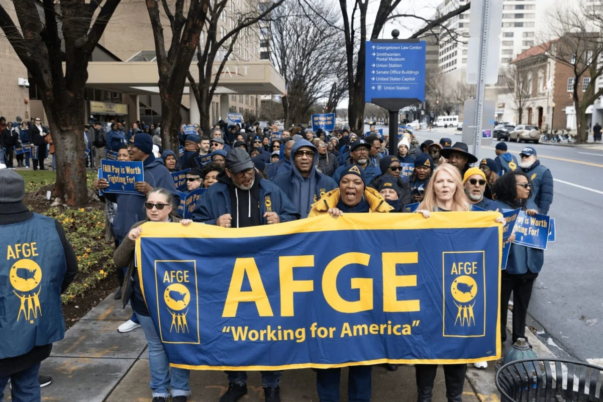 The American Federation of Government Employees AFGE union The American Federation of Government Employees (AFGE) union