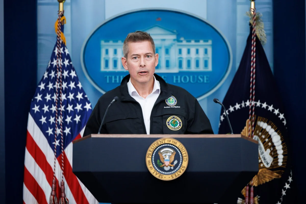 US Transportation Secretary Sean Duffy