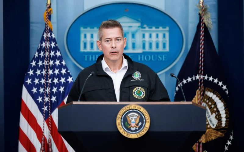 US Transportation Secretary Sean Duffy