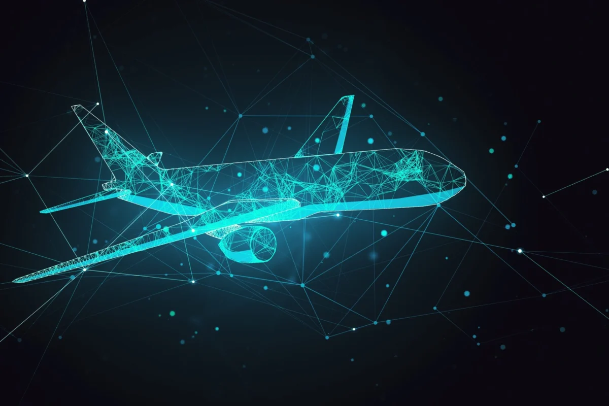 Aircraft wireframe technology Aircraft wireframe technology