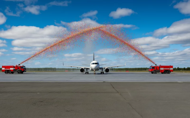 April Fools' festive plane delivery remix