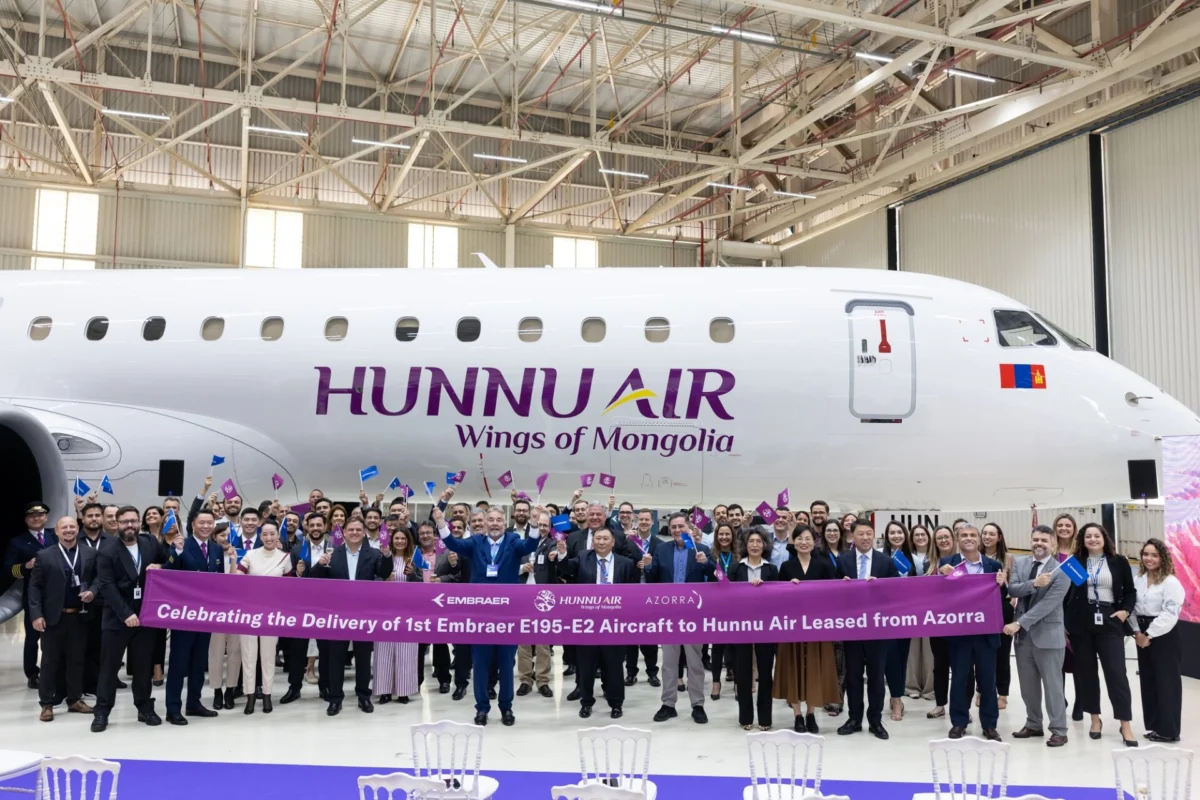 Embarer E195 E2 Hunnu Air Embarer E195 E2 Hunnu Air