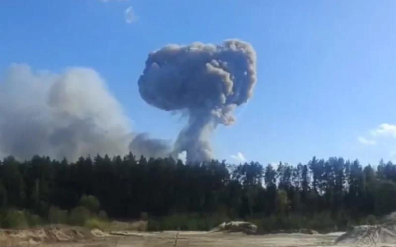 Screenshot explosion Russia