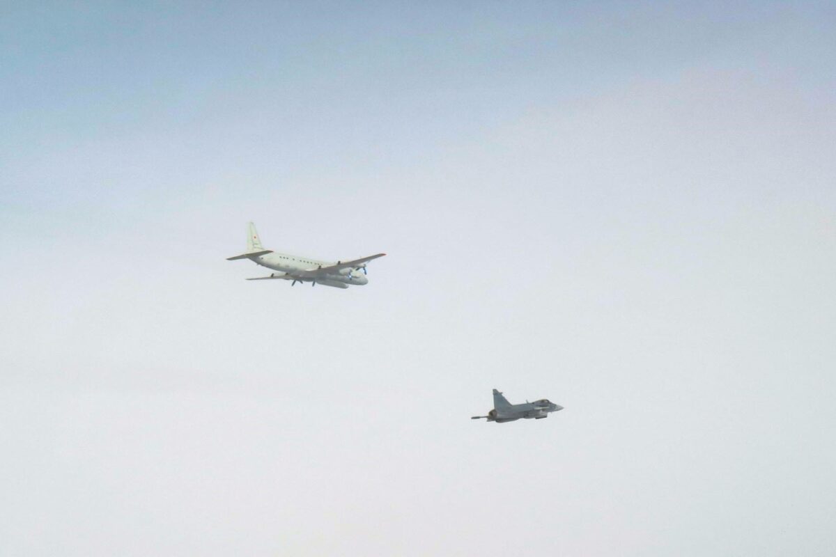 Sweden Gripens intercept Russian IL-20 during first NATO Alpha scramble