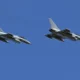 Two German Eurofighter Typhoon jets