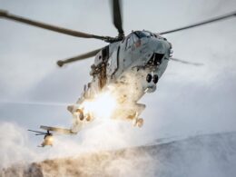 Royal Navy AW101 Merlin helicopter