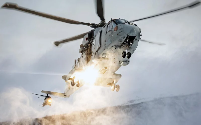 Royal Navy AW101 Merlin helicopter